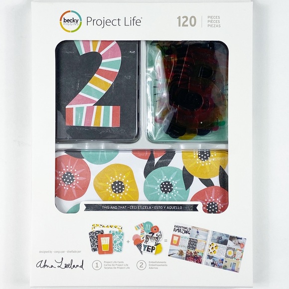 Project Life Scrapbooking Becky Higgins Heidi Swapp Kits Card Making Lot Of 3 - Picture 5 of 8